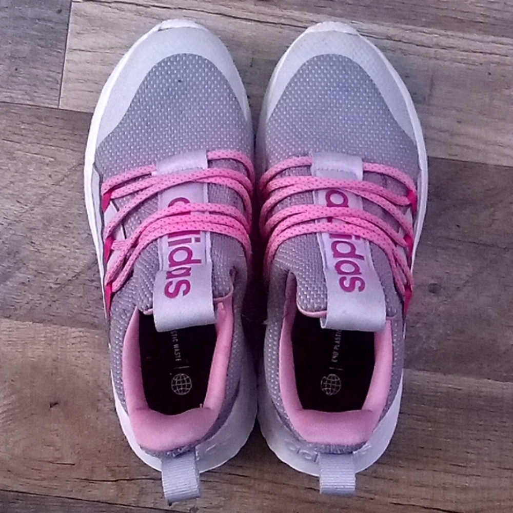 Adidas Kids Lite Racer Adapt 5.0 Slip On Lace Shoes.